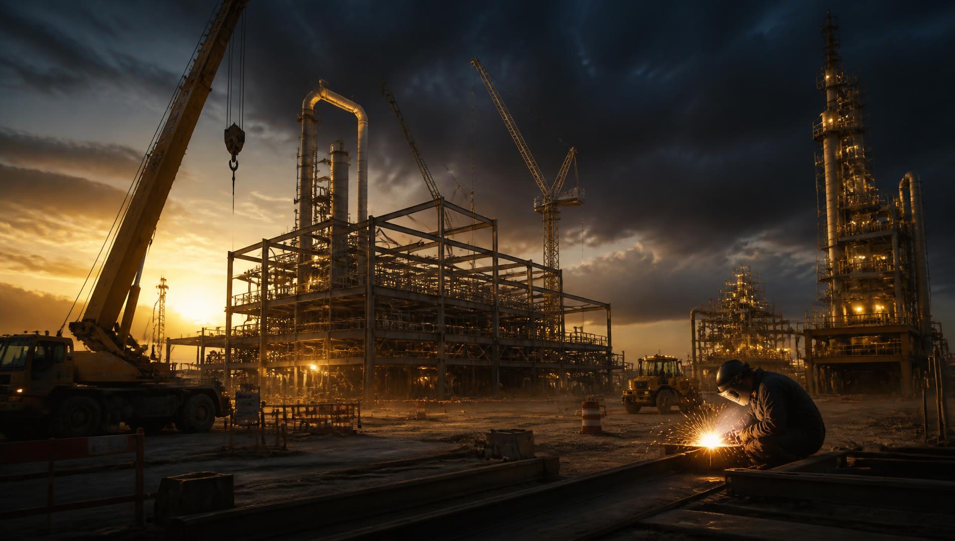 Équipe KISC sur un chantier industriel